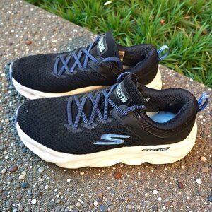 Skechers GO RUN Glide-Step Flex Sneakers Women’s Size 7 Black Lavender Athletic